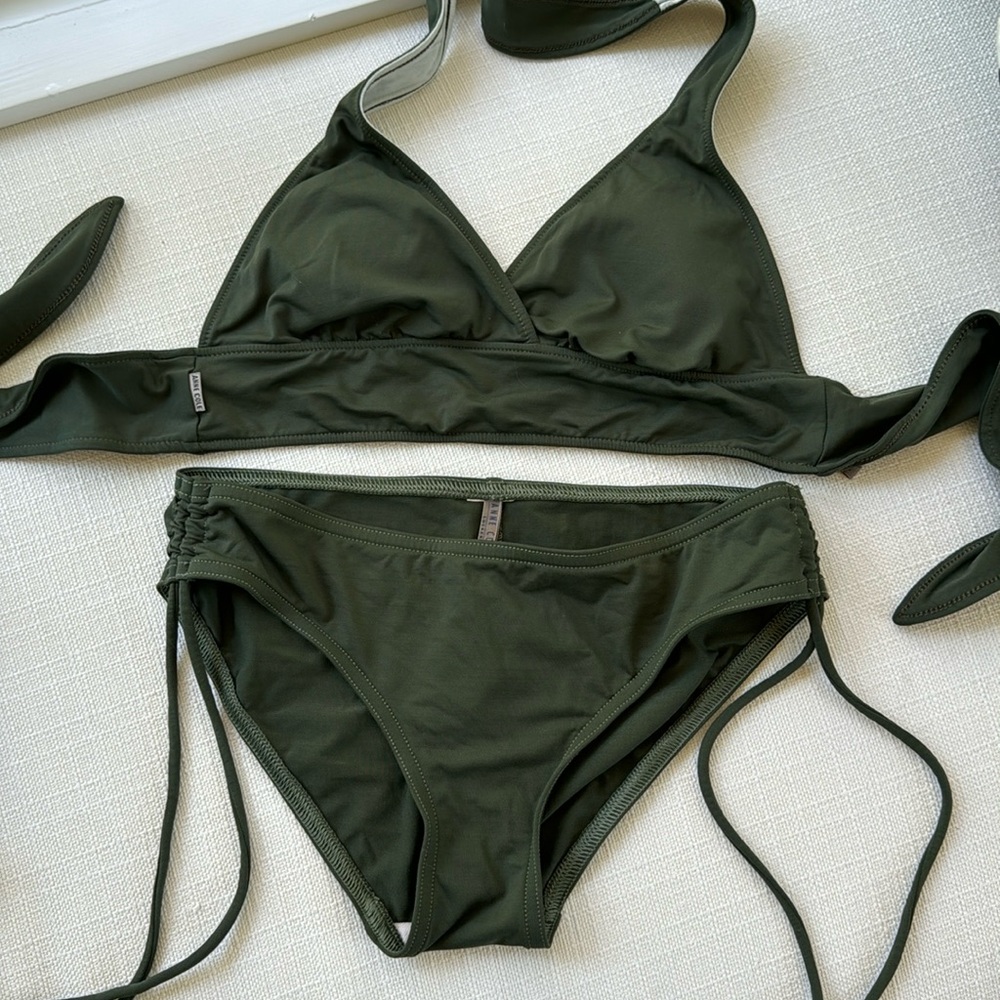 EUC Anne Cole bikini in olive
